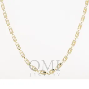 14K GOLD 4.75MM TURKISH LINK CHAIN