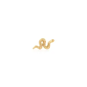 14k Serpent Stud