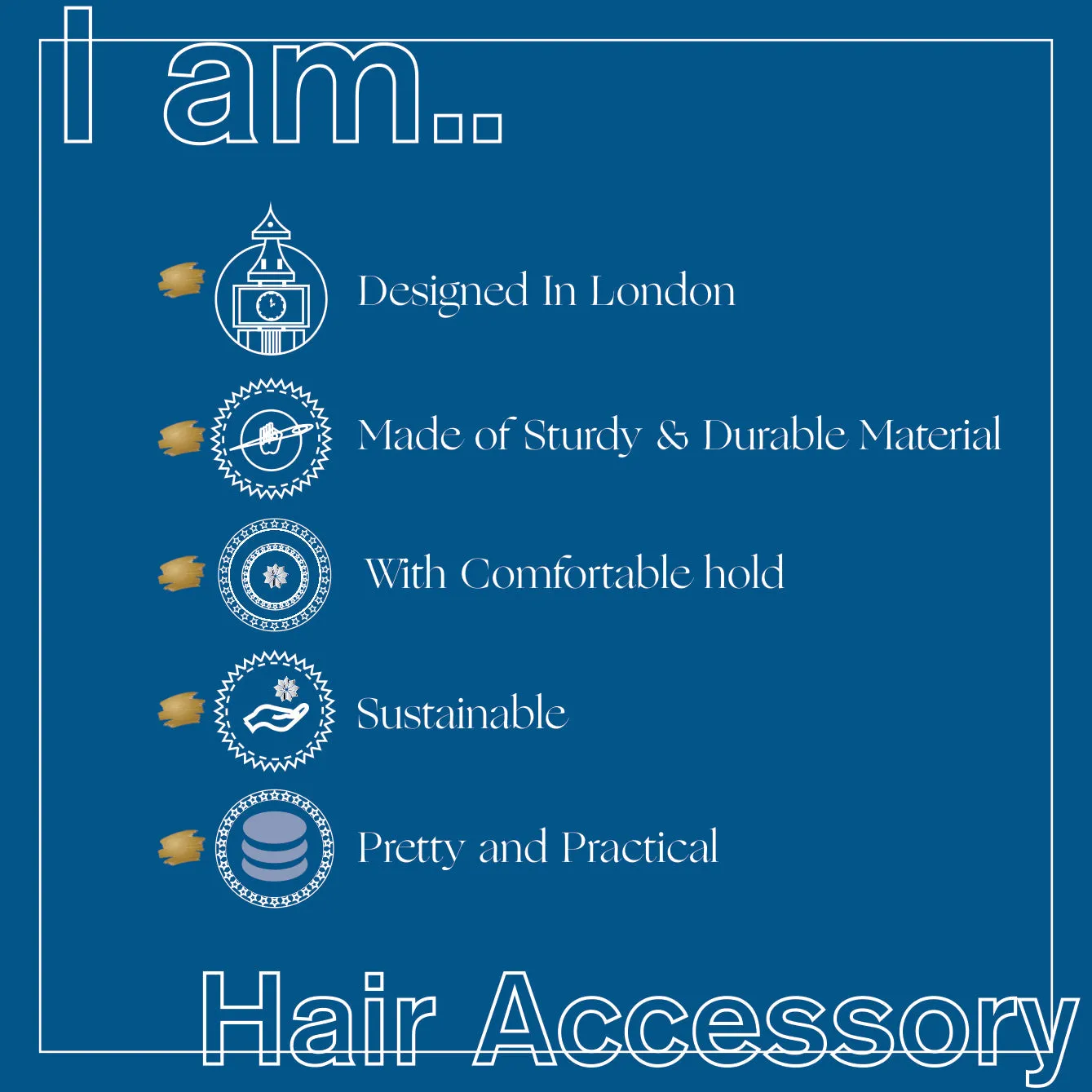 Accessorize London Resin Hairbands Set Of Three