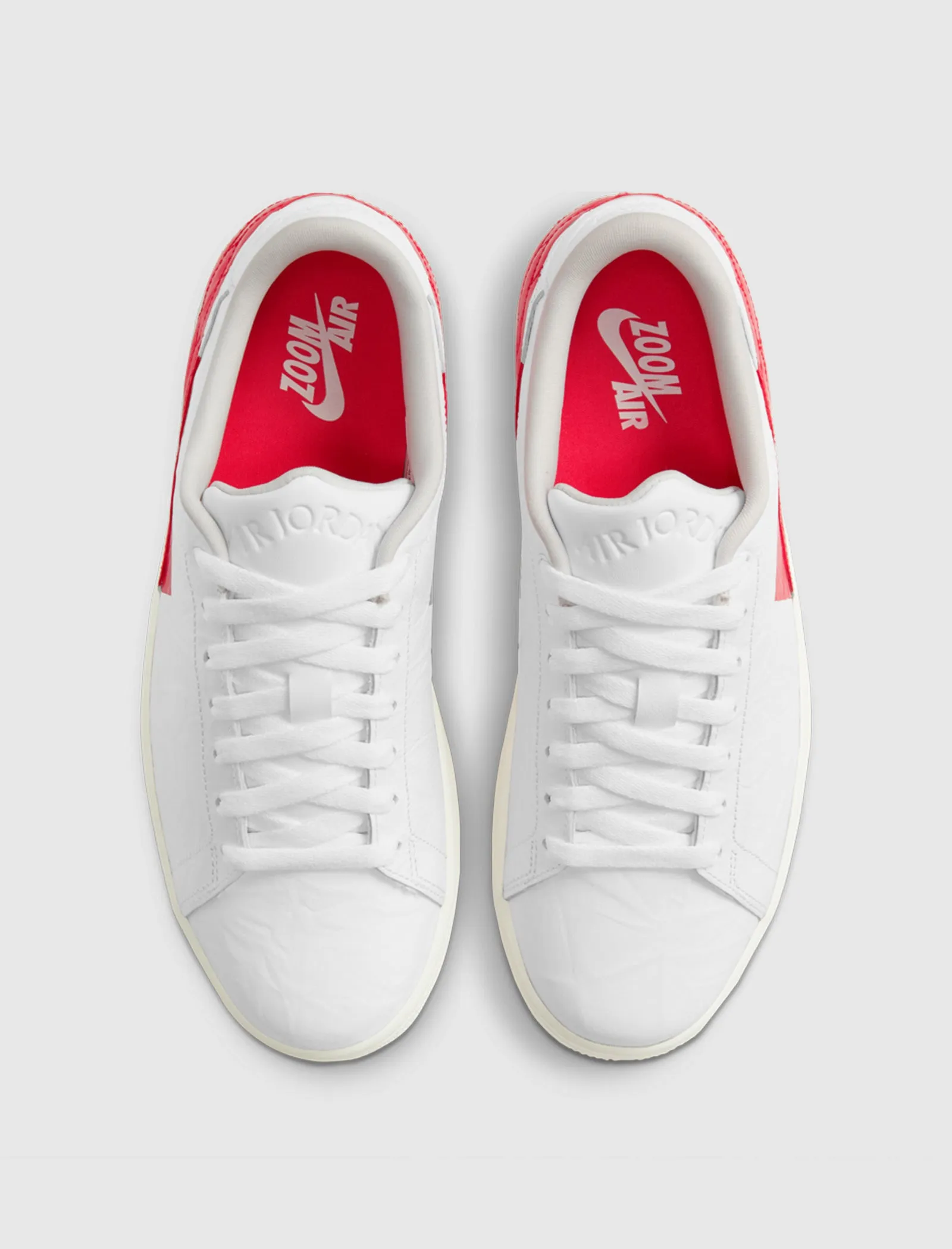 AIR JORDAN 1 CENTRE COURT "UNIVERSITY WHITE AND RED"