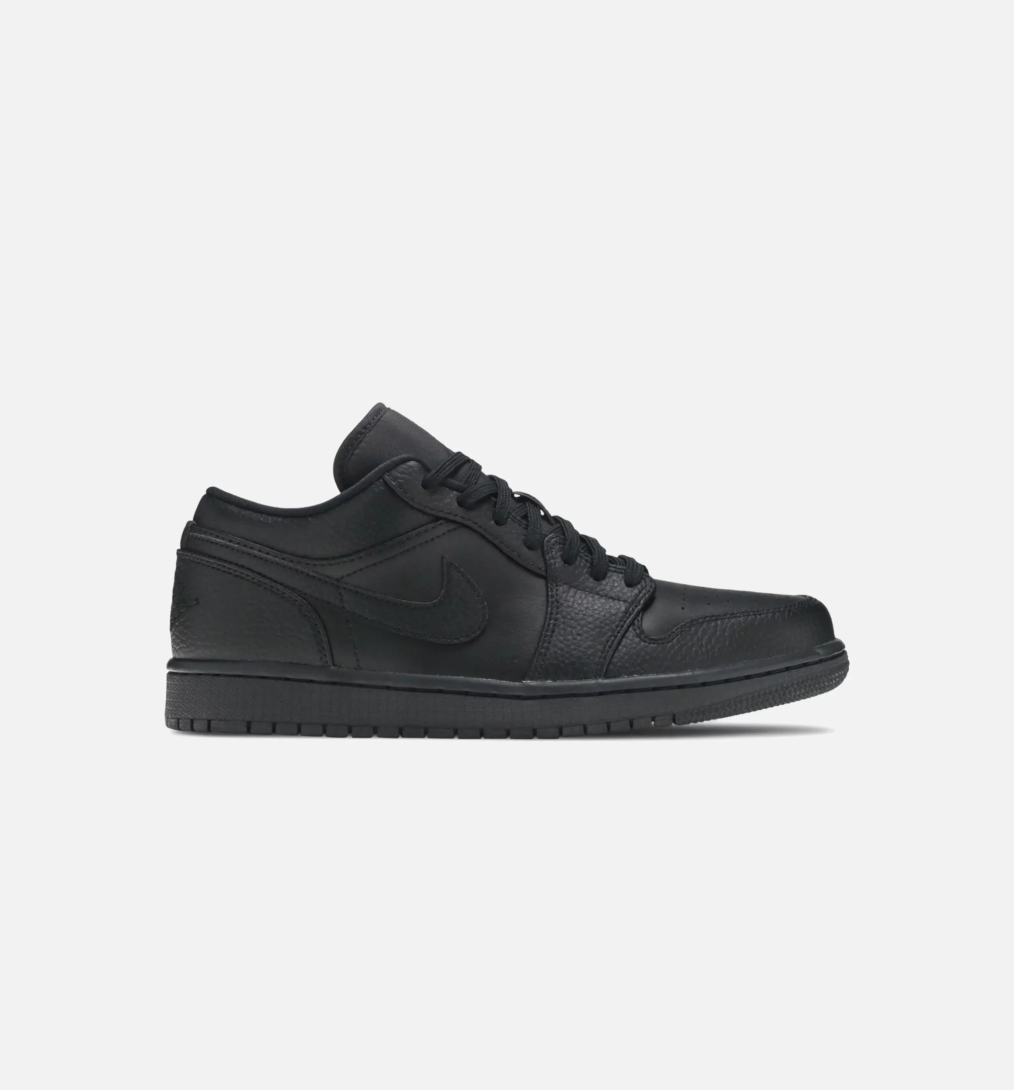 Air Jordan 1 Low Triple Black Mens Lifestyle Shoe - Black