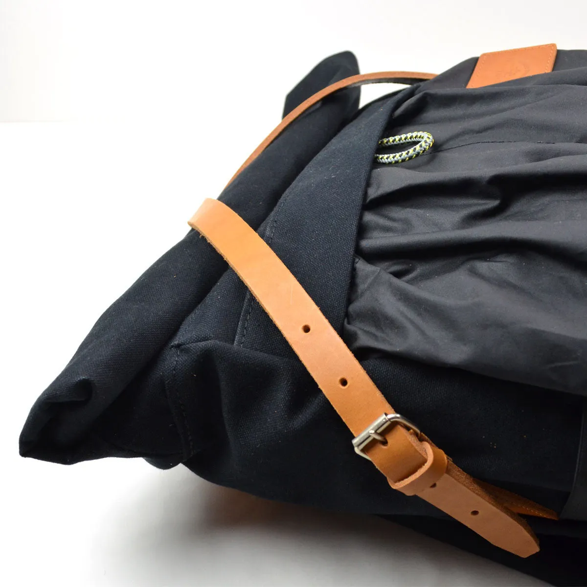 Atelier de l'Armée - Flight Pack - Black with Brown Leather