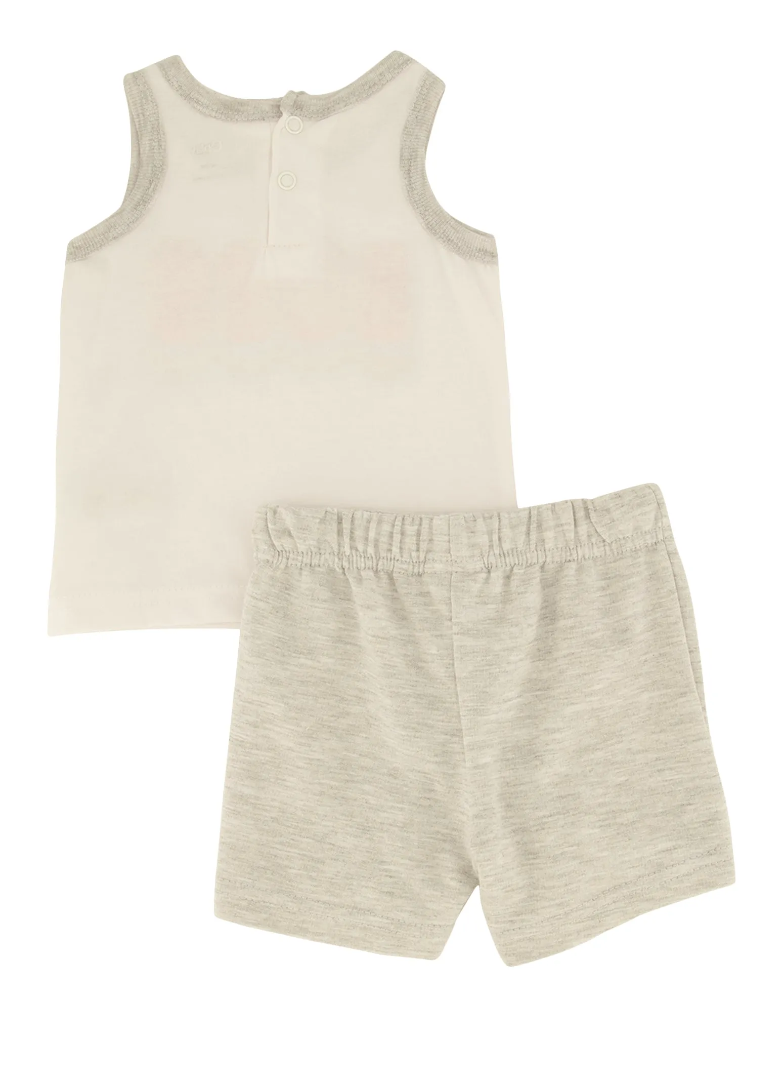 Baby Boys 0-9M Boss Graphic Tank Top and Shorts