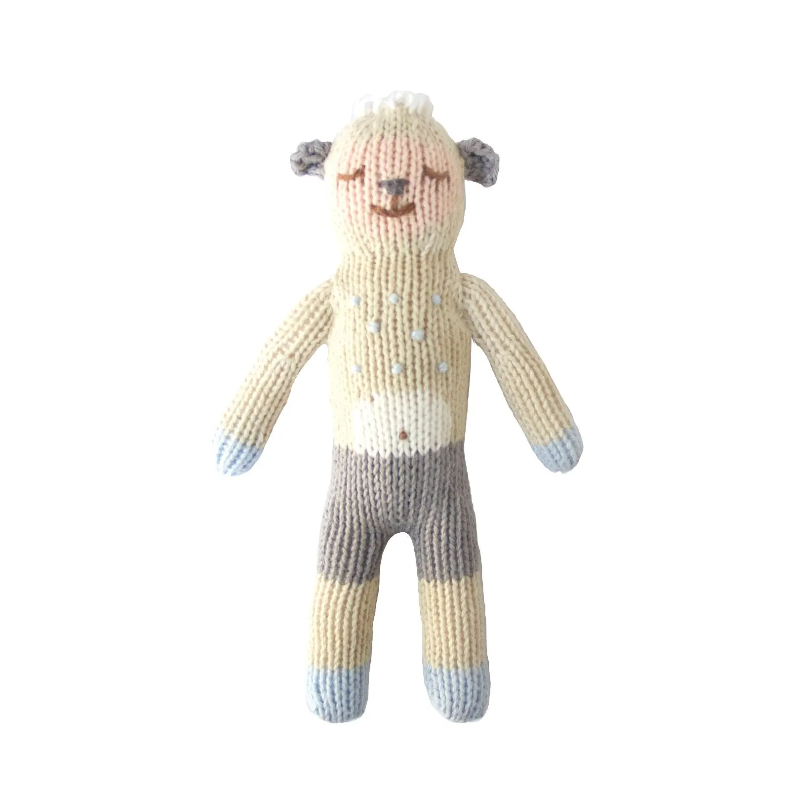 Blabla Knit Doll, Wooly the Sheep - Rattle