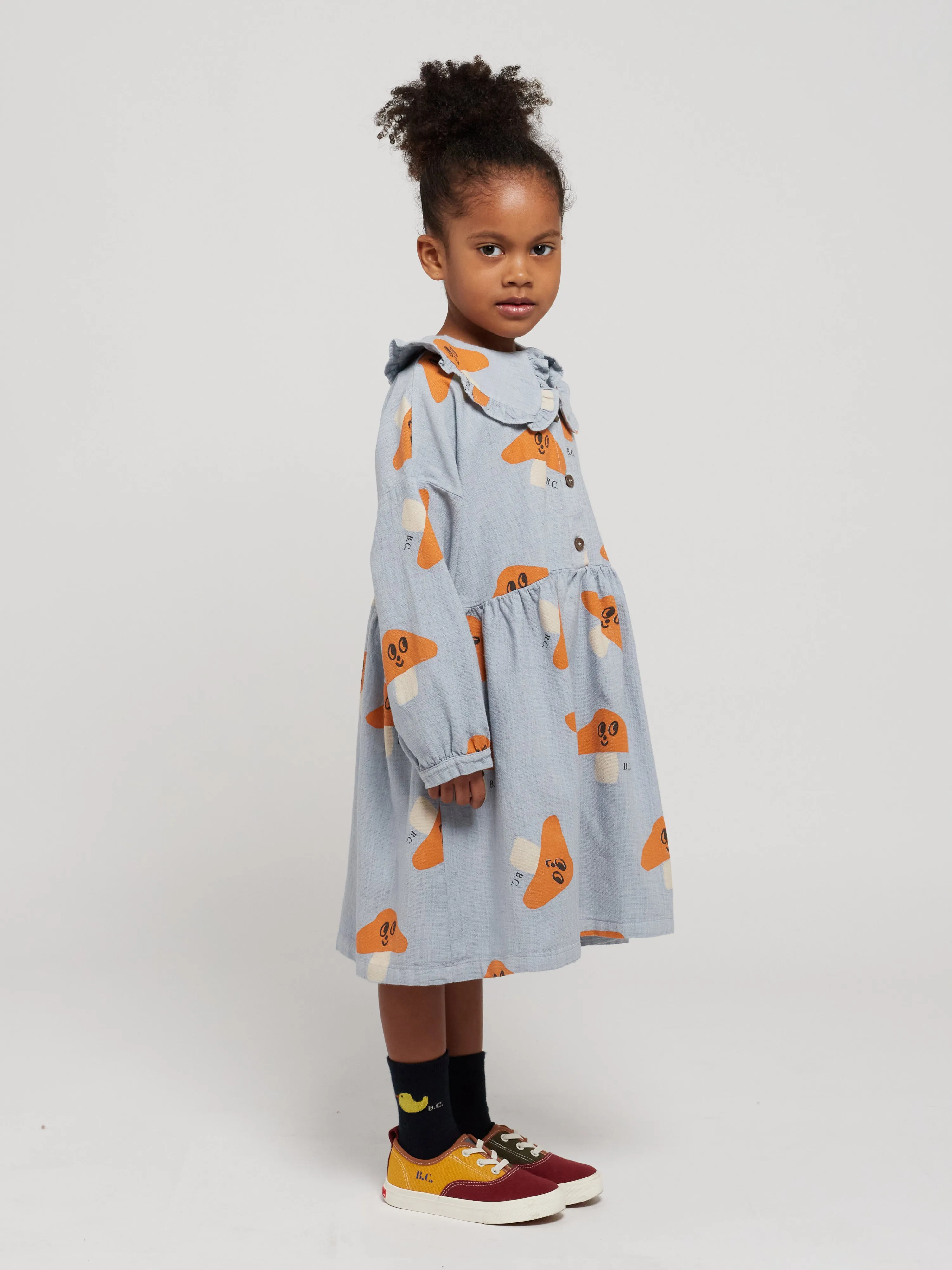 Bobo Choses | Mr. Mushroom all woven dress