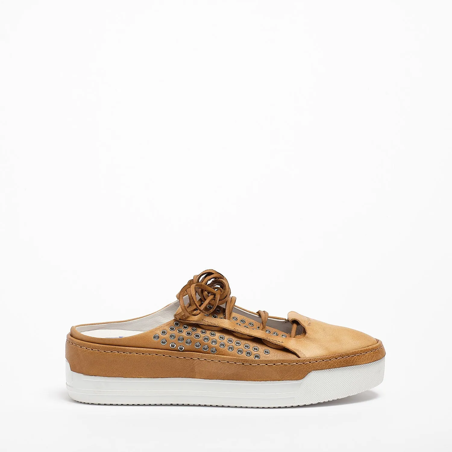 Carolyn Lace Sabot sneaker naturale calf sand