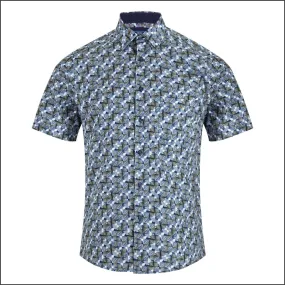 Dg's Green Pattern SS Shirt-