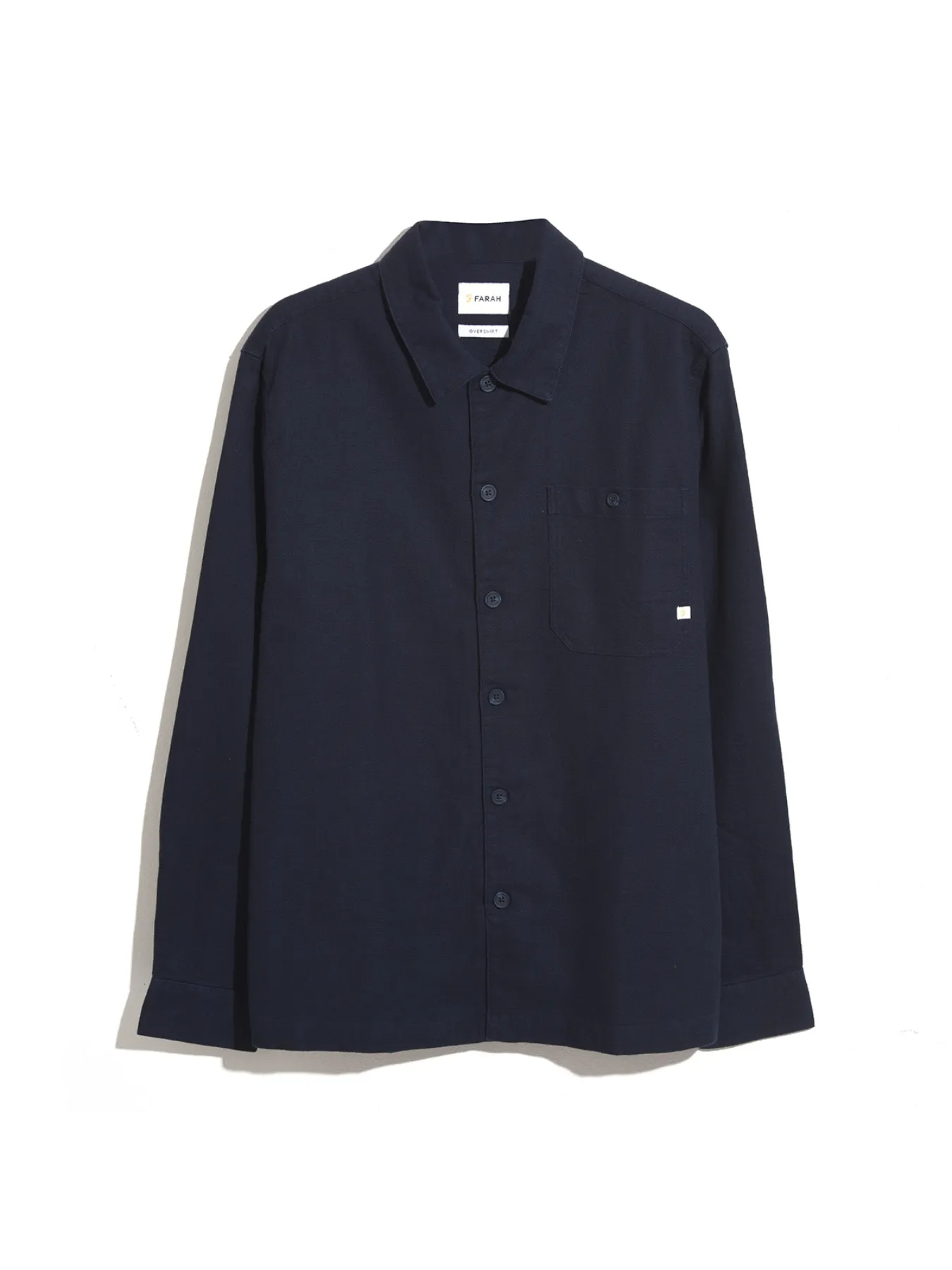 Firmin Relaxed Fit Overshirt In True Navy