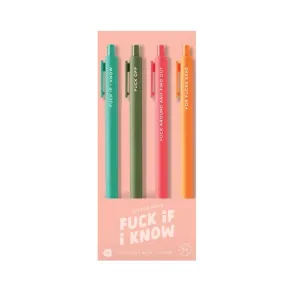 Fuck If I Know Jotter Pen Set