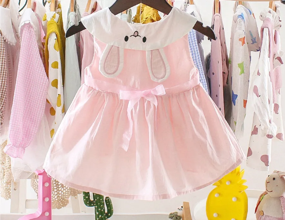 Girls Bunny Collar Dress