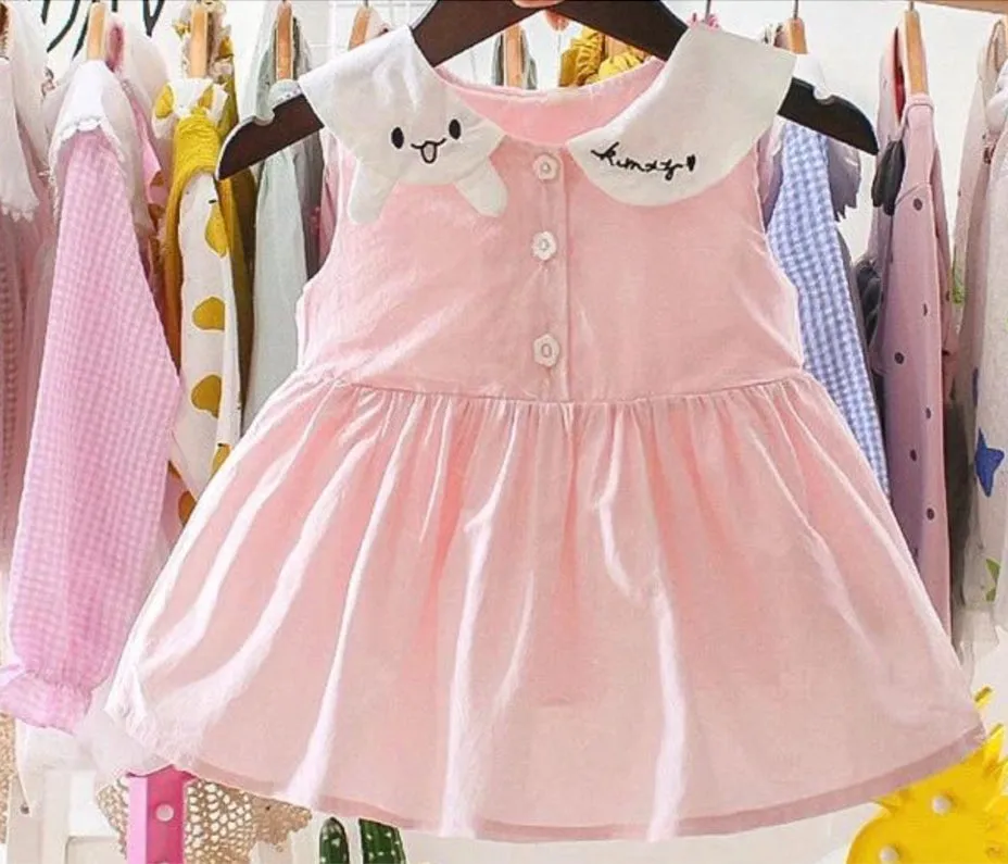 Girls Bunny Collar Dress