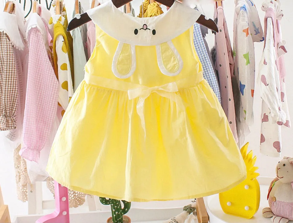 Girls Bunny Collar Dress