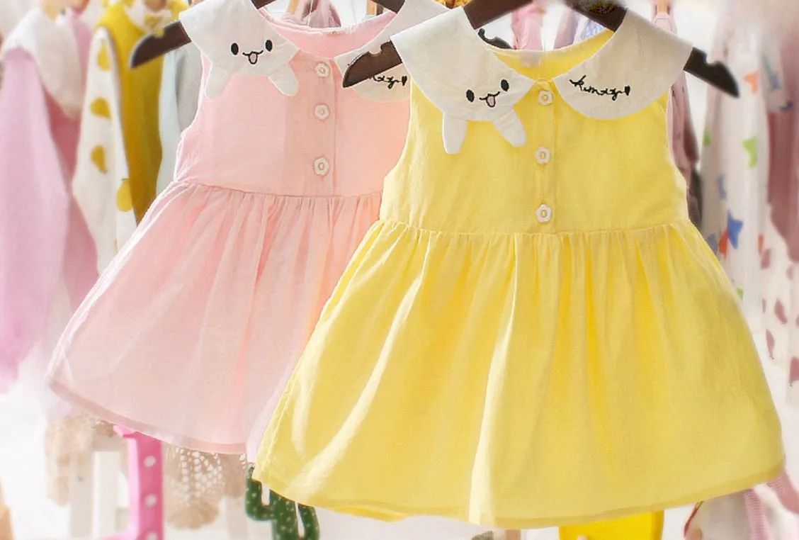 Girls Bunny Collar Dress