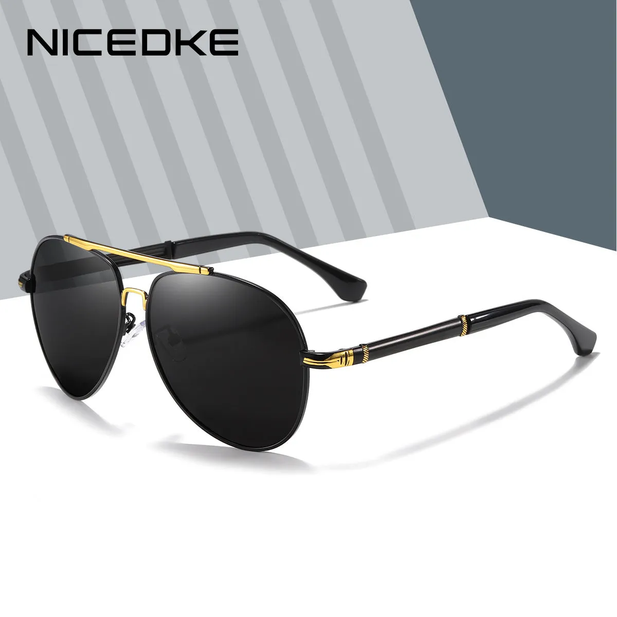 INSTOCK - New polarized high-end driving mirror men's sunglasses.