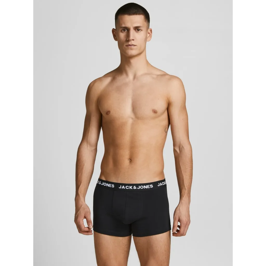 Jack & Jones Mens Boxer Shorts/ Trunks (5-Pack)