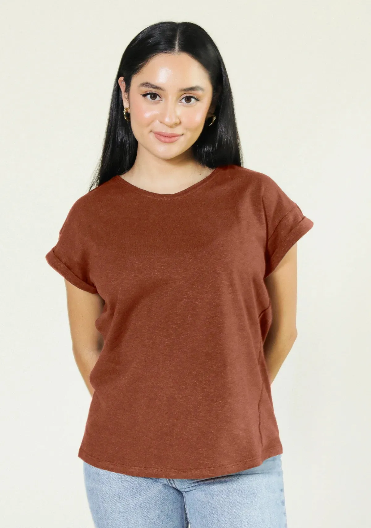 Jane Cuffed Hemp Tee