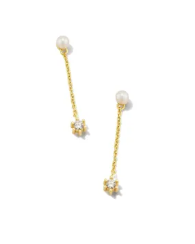 Kendra Scott Fall 2023 Leighton Pearl Linear Earrings