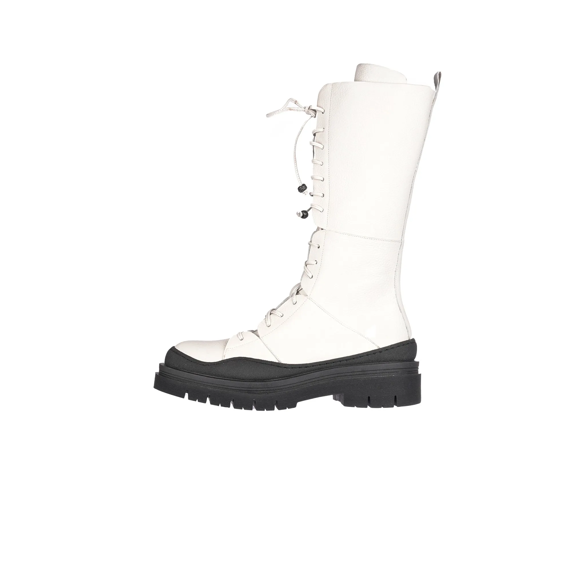 Lace-up Boot Muflone White