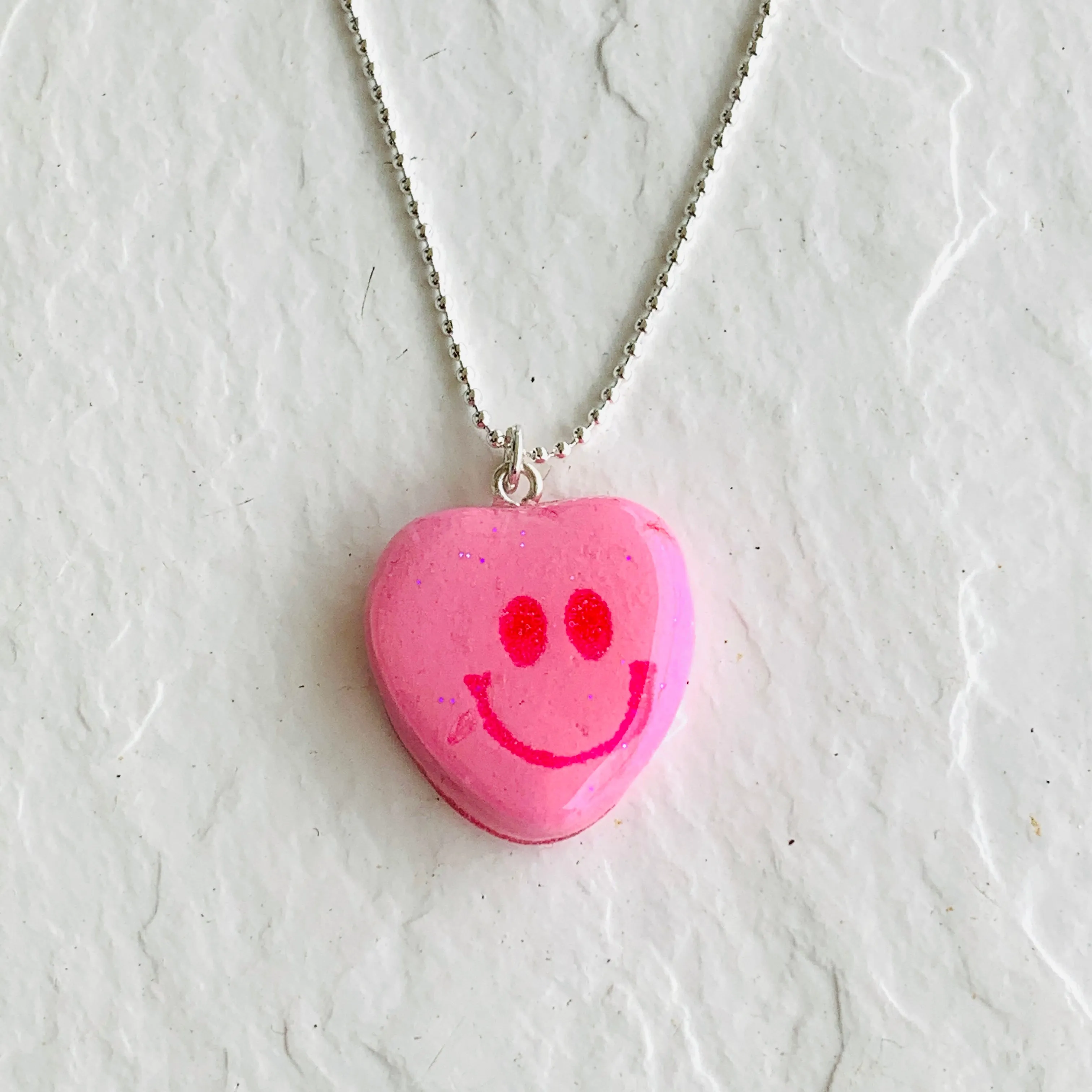 Large Conversation Heart Necklace