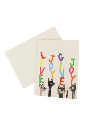 Live Joy Give Joy Garden Card   Sticker