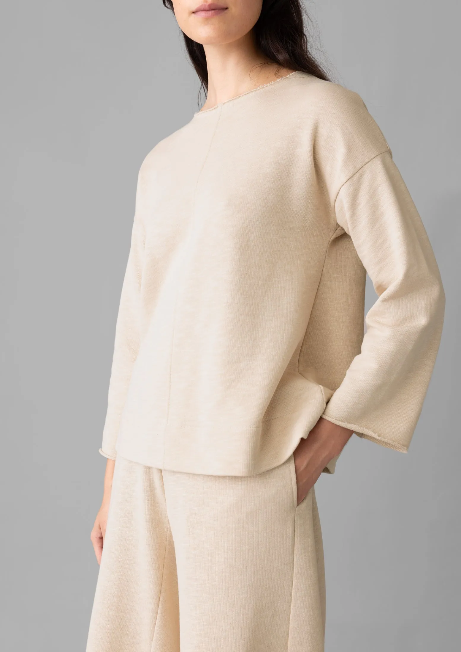 Loop Back Jersey Sweater | Shell