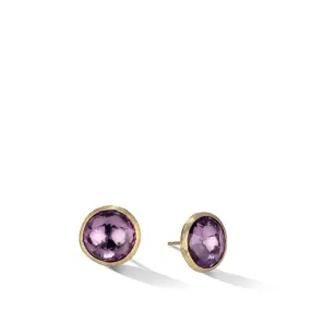 Marco Bicego Jaipur Color Large Amethyst Stud Earrings