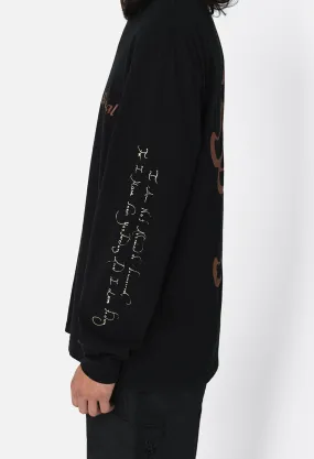 Nepal LS University Tee / Black