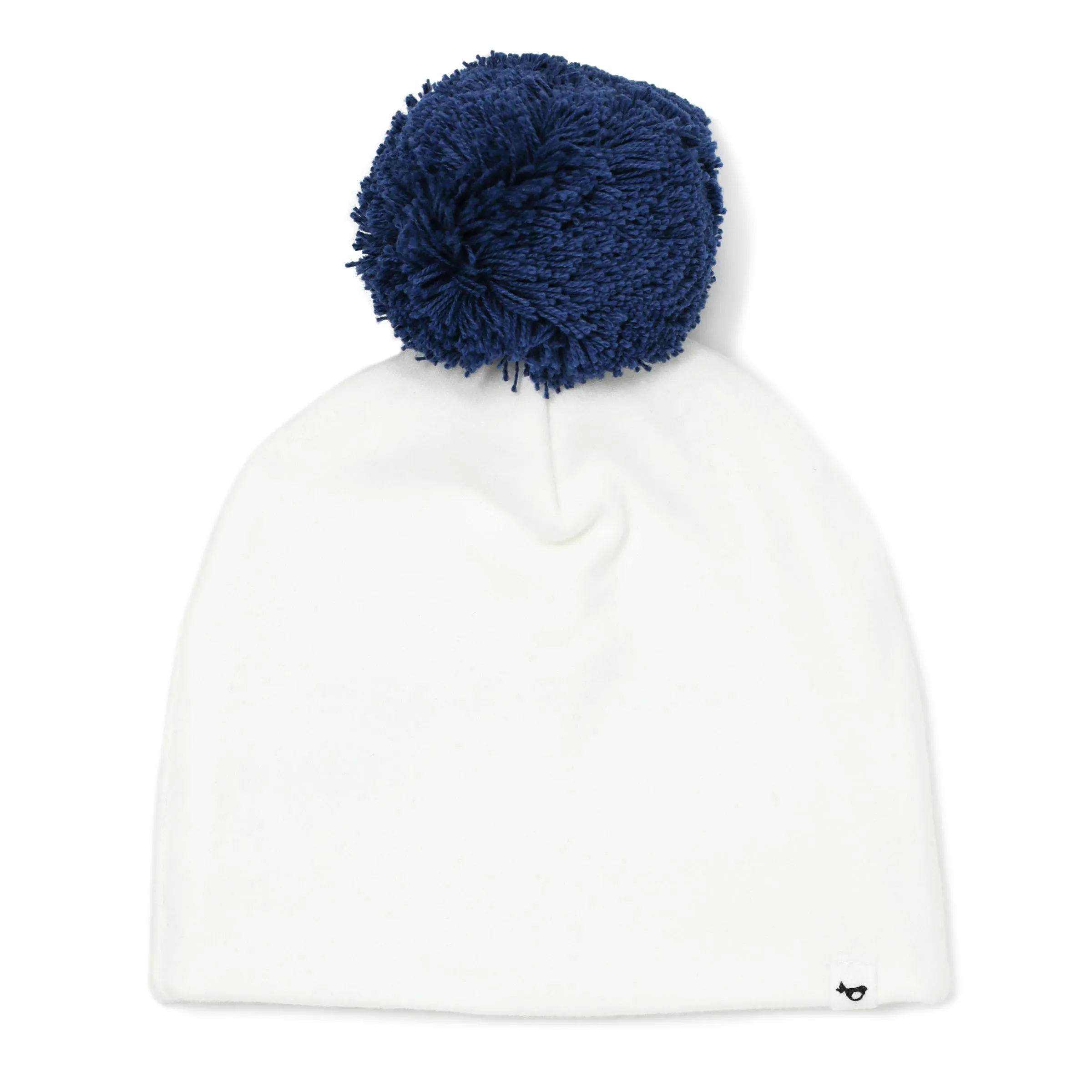 oh baby! Denim Pom Hat - Cream