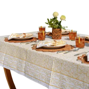 Pomegranate Tapestry Marigold Tablecloth - 55x55