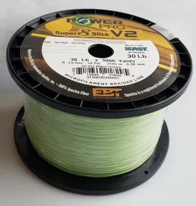 Power Pro Super 8 Slick V2 Hi-Vis Aqua Green 30 lbs 3000 yds Braided Fishing Line