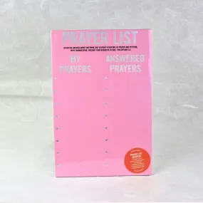 Prayer List Notepad