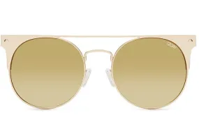 Quay The In Crowd Gold Sunglasses