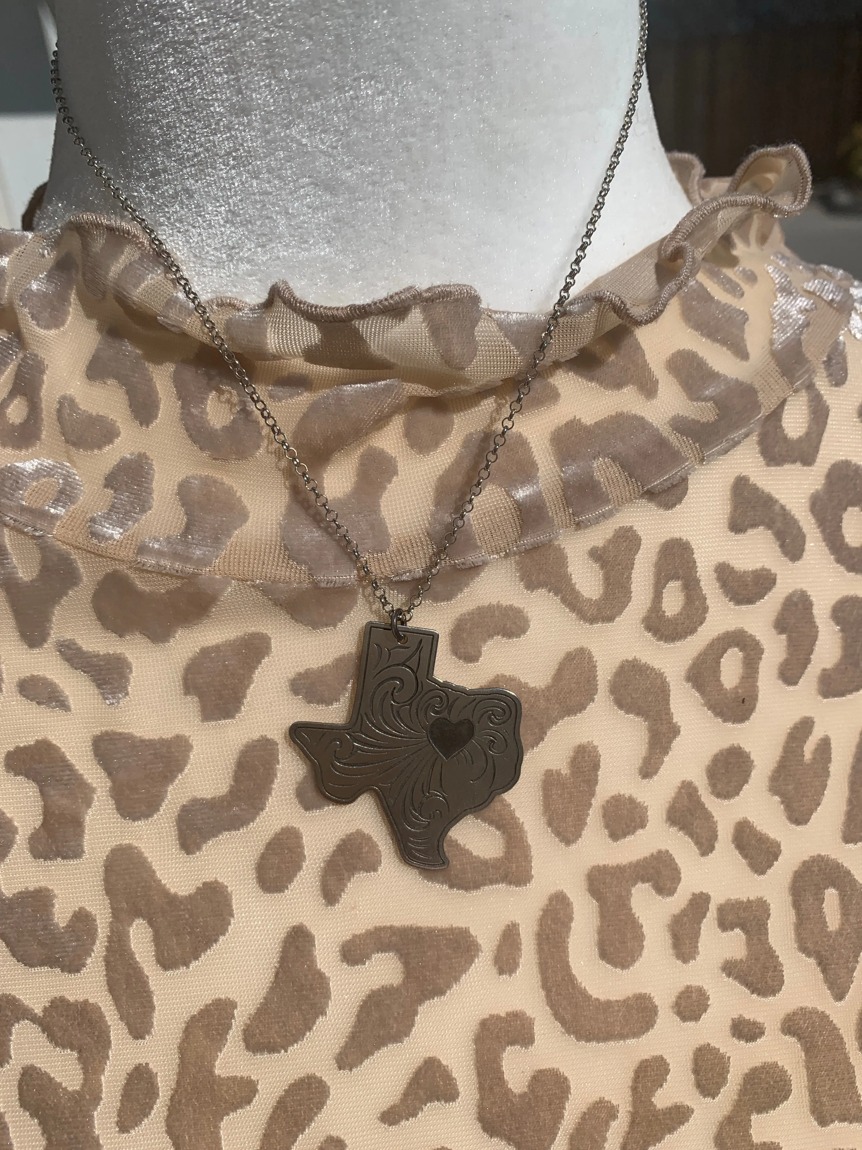 "Texas Heart" Necklace