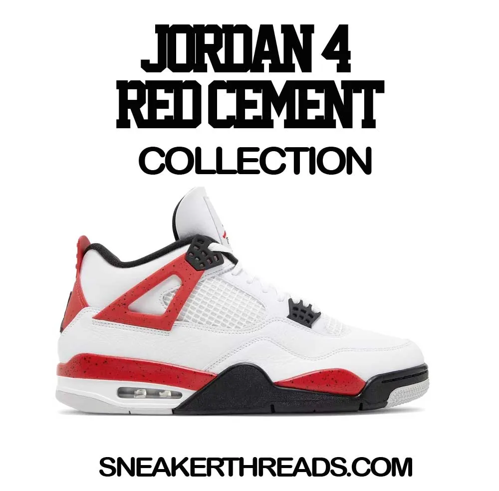 Retro 4 Red Cement Raging Face Shirt