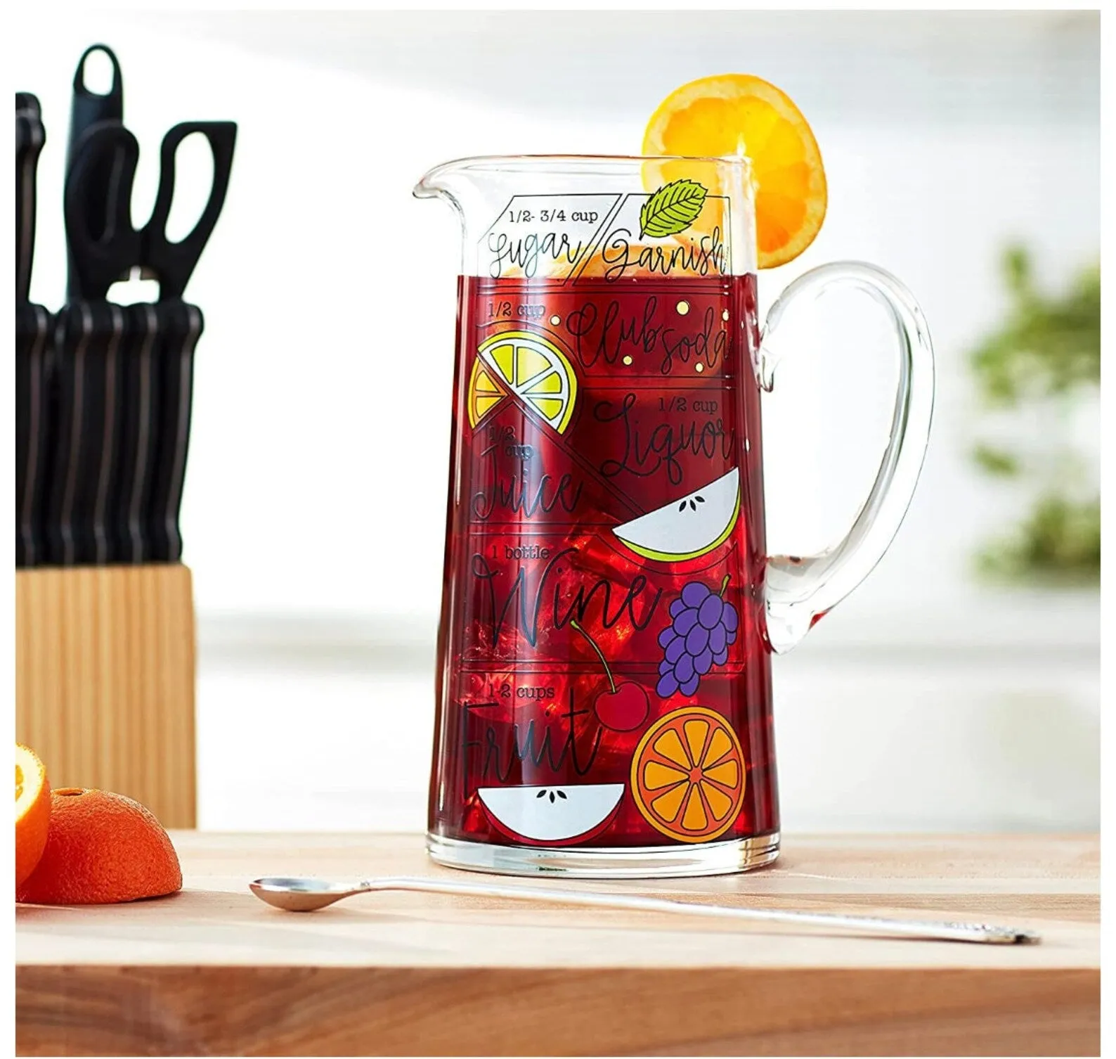 Sangria Glass Pitcher