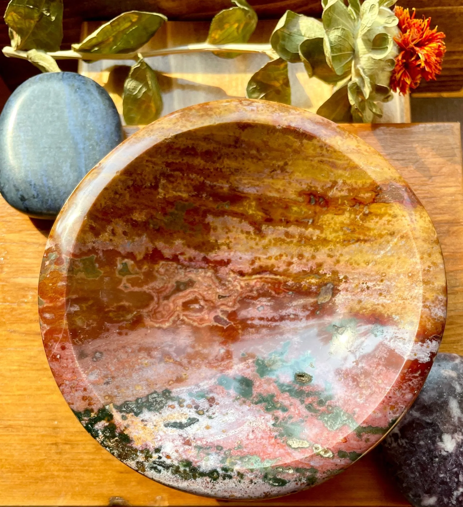 Sienna Orbicular Jasper Bowl