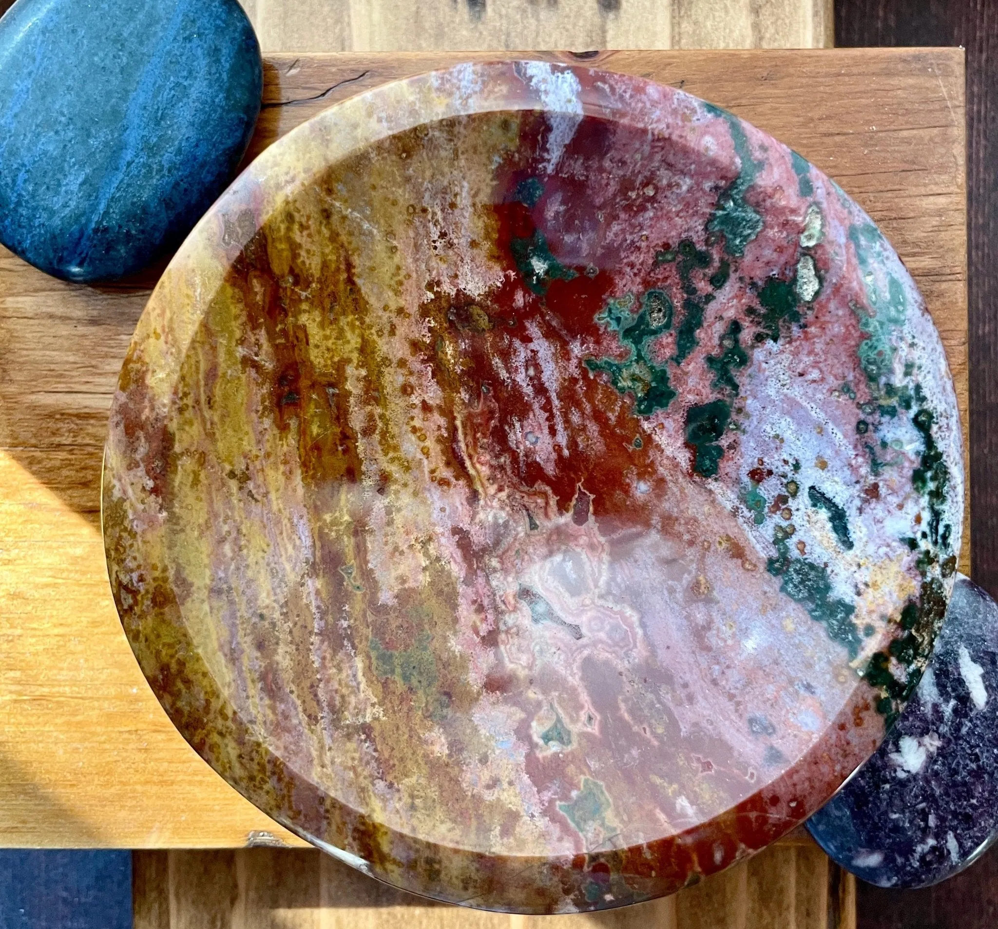 Sienna Orbicular Jasper Bowl