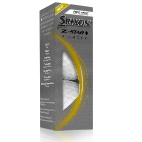 Srixon Z Star  Tour Diamond Golf Balls - Sleeve