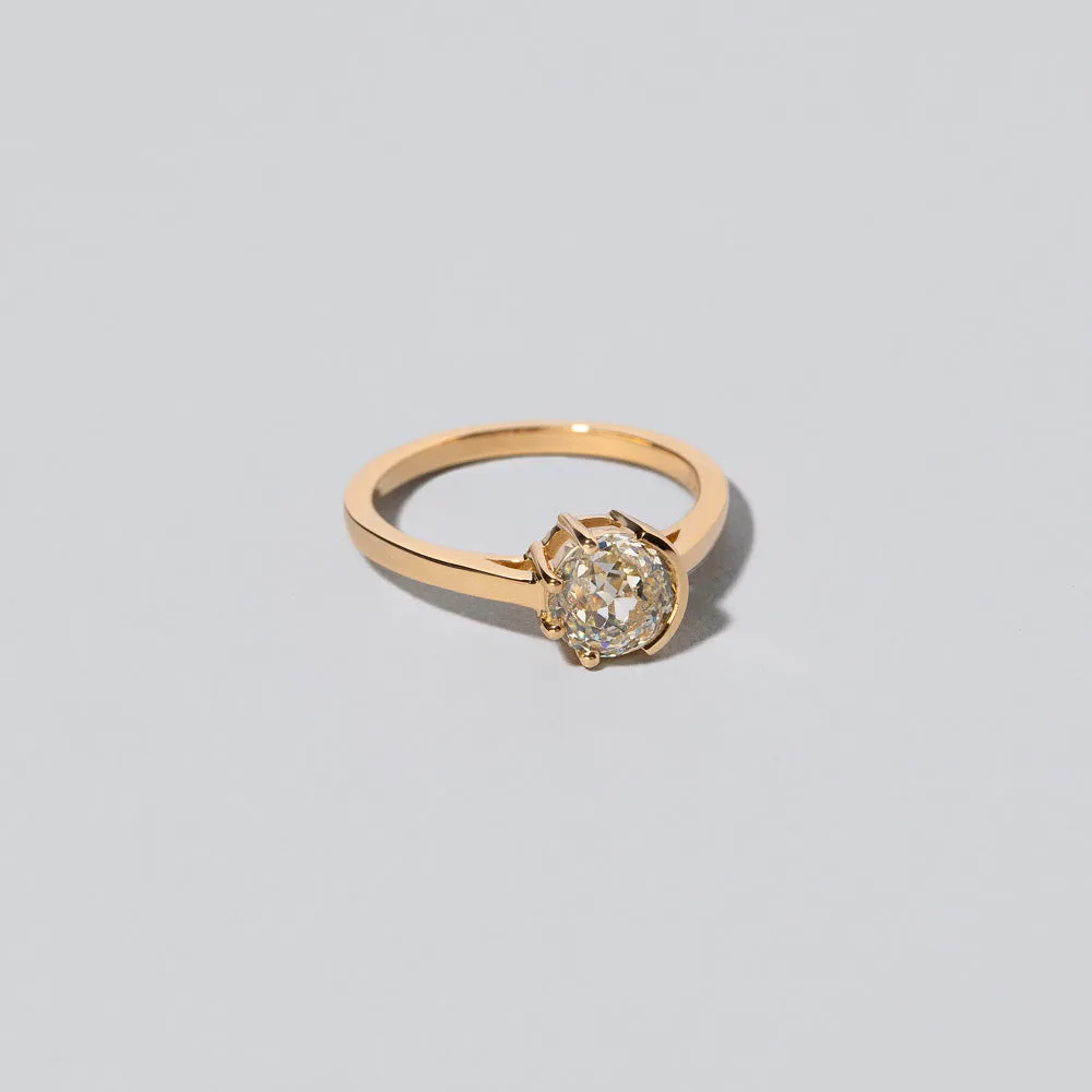 Sun & Moon Ring - Warm White Diamond