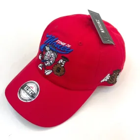 US Cotton Time is Money Dad Hat (Red) / 2 for $15