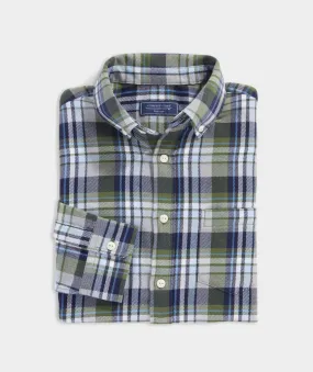 Vineyard Vines Men's Cotton Twill Plaid Shirt - Pld Cypress